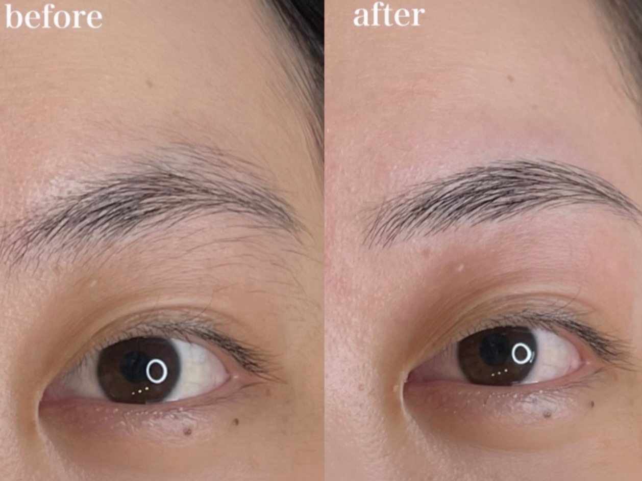 眉WAXスタイリング